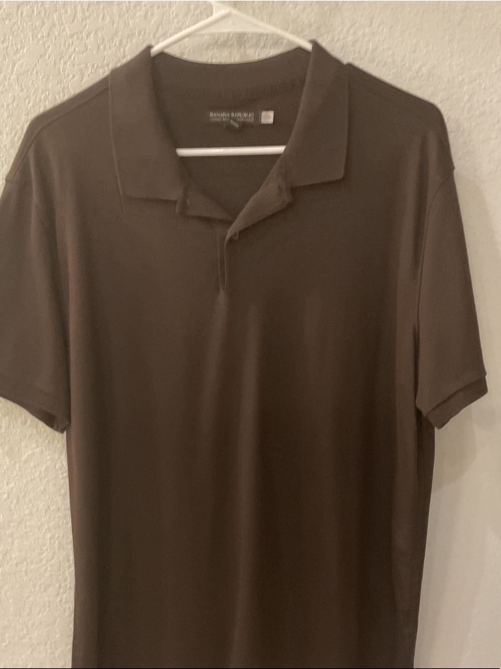 Banana Republic Men's Dark Brown Polo